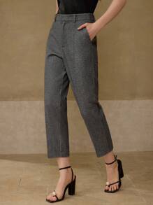 MOTF PREMIUM TAILORED PRESS CREASE SUIT PANTS - Black - View 5