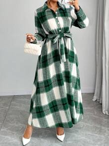 Calvaya 大码休闲日常连衣裙，简约而时尚