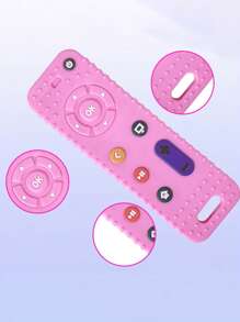 SHEIN 1 pieza Juguete de dentición de silicona para perros, control remoto masticable para cachorros, juguete limpiador de dientes para razas pequeñas