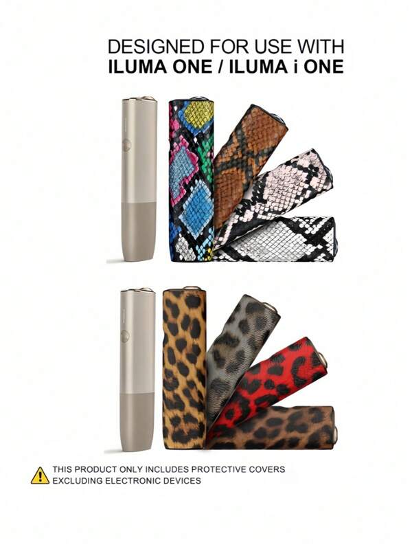 1 szt. 12*3,5 cm, odpowiedni do IQOS ILUMA ONE, etui ochronne przed upadkiem, odpowiednie do Iqos Iluma I One, etui ochronne do dekoracji, modne dodatki, powierzchnia, nadruk zwierzęcy, skóra PU, prezent, w pełni chroniony, amortyzujący, antypoślizgowy