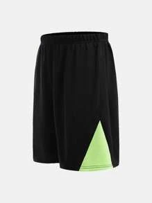 SHEIN Leap Crew Tween Boy Colorblock Graphic Print Short Sleeve Sports Set, Includes Shorts & Tops, Summer - Multicolor - View 10