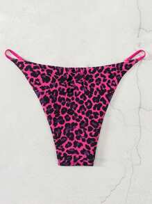 SHEIN Swim Spring Break Women Beach Swimwear Bottom, Random Print For Summer Beach Vacation - Multicolor - View 3