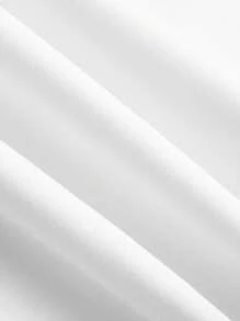 SHEIN EZwear White Knit Women's Camisole With Slip Dress And Cover Up Set - White - View 8