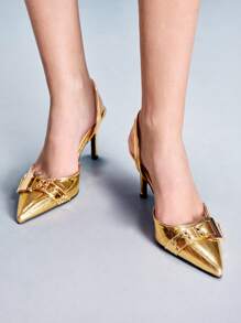 Cuccoo CUCCOO GRLICON Women's Y2K Punk Style High Heel Pumps, Suitable For Motorcycle, Cool Girl, Halloween, Christmas, Party Outfits