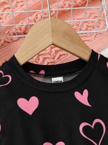 SHEIN Robe mini décontractée avec imprimé chat mignon et manches courtes, pour le printemps/été