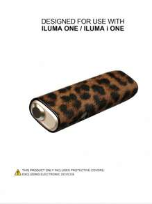 SHEIN 1 pièce Étui antichute de 12 * 3,5 cm convenant pour IQOS ILUMA ONE. Étui de protection pour IQOS Iluma I One, accessoire de mode avec imprimé animal en PU, entièrement protégé, amortissant les chocs, antidérapant