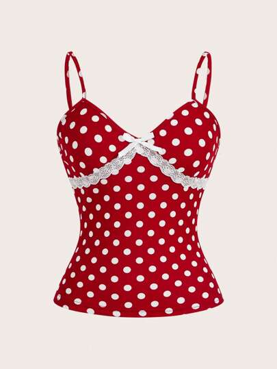 SHEIN MOD Women's Fitted Knit Striped Pattern Camisole,Valentine Outfits,Valentine Outfits