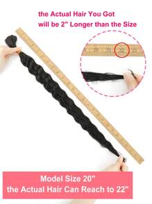 3 Bundles High Volume Braiding Hair Bulk No Weft Deep Wave Crochet Human Hair Boho Braids Natural Black Color Hair Extension Enough Full Head Weight 4.93 Ounce Knotless Braids Hair Extentions