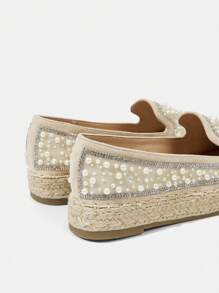 Styleloop Chaussures plates à enfiler pour femmes, style bohème, rétro américain, bohème, western, festival de musique, tenue de fête