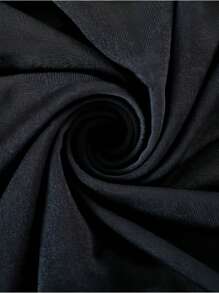 SHEIN 1 件黑色 50 * 120Cm/65 * 150Cm/80 * 180Cm/100 * 200Cm/120 * 220Cm 拱门背景面料拱门罩，双面莱卡弹力面料拱门背景，适用于婚礼和生日派对拱门装饰（不含拱门，仅含面料背景） - 黑色 - 查看 10