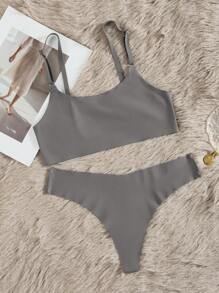 6pcs Women's Solid Color Seamless Underwear Set (Wireless Bra & Triangle Panties) - Multicolor - View 4