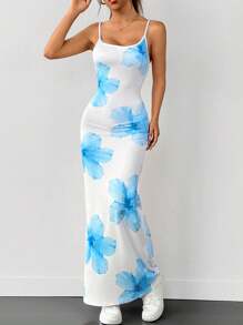 SHEIN EZwear Einfaches Mode Lässig Alltags Kurzes Kleid für Damen