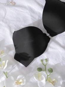 Women's Comfort, Simple, Push-Up Bra - Black - View 5