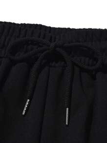 ROMWE MEN Prep 男士数字印花休闲运动衫和短裤 2 件套