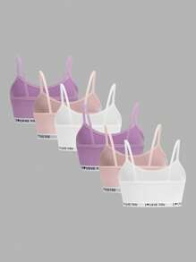 SHEIN 少女胸罩和无钢圈文胸 - 彩色 - 查看 2