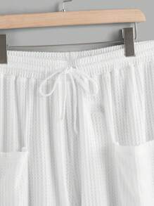 Manfinity VCAY Herren Strick Lässig Täglich Junge Lässige Gerade Bein Hosen