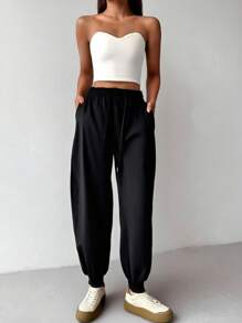 Chiquease Women's Fashion Slim Jogger Pants, Suitable For Running, Outdoor, Casual, Commuting