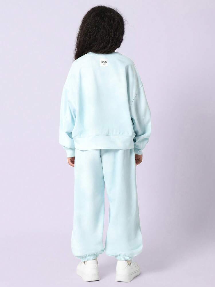 Cozy Fleece Two Piece Sweatshirt Outfit