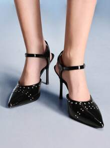 Cuccoo CUCCOO GRLICON Women High Heel Pointed Toe Pumps Spring Shoes Spring Break Easter