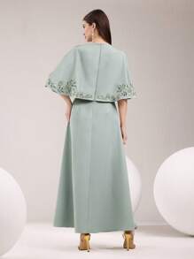 Modelyn Vestido informal y sencillo de estilo árabe de uso diario para mujer