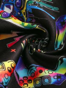 牛奶丝舒适印花平角内裤，青少年男童内裤