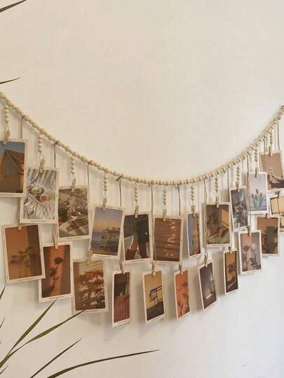 SHEIN 1pc  Bohemian Style Collage Frame Set, Photo Display, Suitable For Decorating Dormitories, Classrooms, And Bedrooms