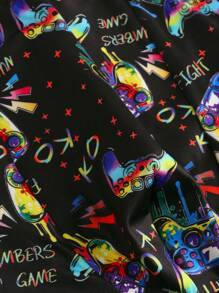 牛奶丝舒适印花平角内裤，青少年男童内裤