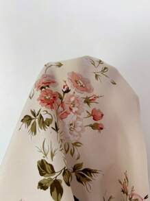 Elenzga Women Floral Print Elegant Romantic Ladies Dress - Multicolor - View 3