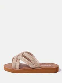 Styleloop Women's Casual Versatile Flat Sandals, Vacation Style - Brown - View 4