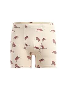 2pcs Set Comfortable Cotton Cartoon Tiger Print Funny Underwear Briefs For Teenagers - Multicolor - View 3