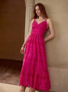 MOTF 荷叶边下摆拉链连衣裙