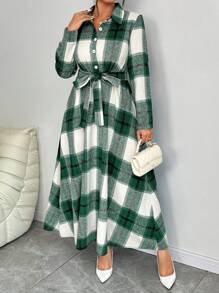 Calvaya 大码休闲日常连衣裙，简约而时尚