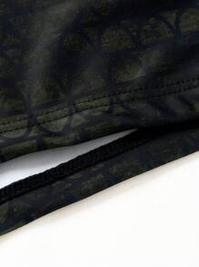 Manfinity Swimmode Men's Casual Simple Fashion Swim Trunks For Everyday Wear - Black - View 4