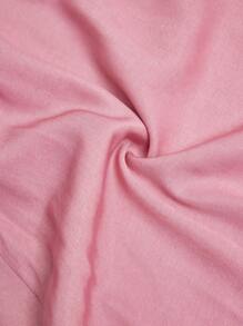 Teen Girl Summer Casual Elegant Adjustable Strap Dress With Asymmetrical Ruffle Hem And Belt - Pink - View 6