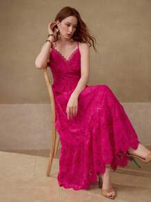 MOTF 荷叶边下摆拉链连衣裙