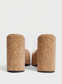 Sugerpunk Women's Black Rivet Platform Wedge Sandals Spring Break Easter