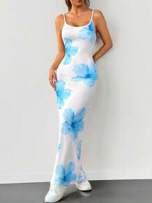 SHEIN EZwear Einfaches Mode Lässig Alltags Kurzes Kleid für Damen