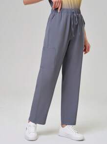TaskEZ Simple & Fashionable Casual Daily Scrub Uniform Set