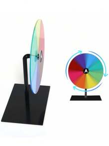 [Reusable Board] 1pc Equally Distributed 8-Wedge Color PP Erasable Lottery Board, Spinning Wheel For Christmas Party, Friends Gathering Party Tabletop Small Games, Raffle Spin Wheel, Bar Entertainment Activities Props, Carnival Games Tabletop Spinning Roulette, Editable Interactive Casino Prize Spinning Wheel