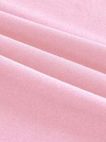 Slaydiva MILANO Women Casual Slogan Graphic Long Sleeve Bodycon Short Dress, Suitable For Spring/Summer,Pastel Dresses For Women Autumn And Winter Chic Dress - Pink - View 6