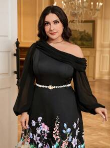 Modelyn Plus Size Simple Fashion Casual Everyday Dress