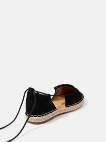 Styleloop Women's Flat Slip-On Shoes, Boho Style, Retro American, Bohemian, Western, Music Festival, Party Outfit For Christmas - Black - View 4