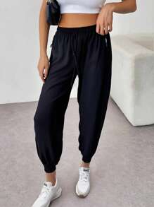Chiquease Women's Fashion Slim Jogger Pants, Suitable For Running, Outdoor, Casual, Commuting