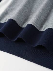 Manfinity Homme Herren Lässig Pendel Kurzarm Poloshirt in Farbblock, für Golf - Verschiedenfarbig - Übersicht 3