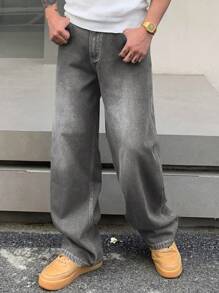 DAZY Jeans casual semplici e di moda da uomo per uso quotidiano