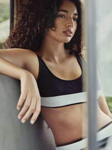 Swim SPRTY Spring Break Women's Beachwear Summer Beach Vacation Outfit, Black & White Patchwork Backless Bikini Set, Beach/Sports Swimwear, Bohemian Festival Style