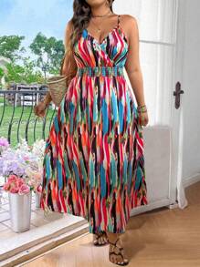 Breezaya Plus Size Boho Casual Everyday Dress, Simple & Fashionable, For Summer