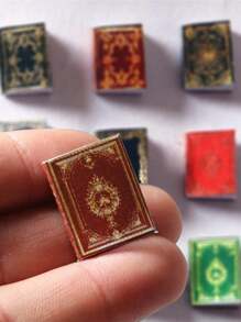 12 libros en miniatura aleatorios, libros decorativos en miniatura de 1/12 de escala, decoraciones, adornos, suministros, modelos, decoraciones para entretenimiento, mejores regalos