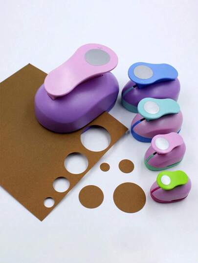 Perforadora de papel de colores aleatorios (8/16/25/38/50mm), troquel de relieve DIY, máquina de recorte y scrapbooking para el Día de San Valentín, bodas de San Valentín, cumpleaños