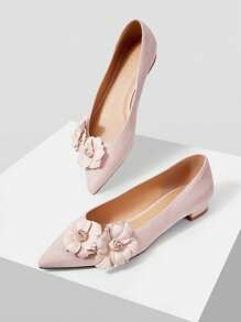 MOTF PREMIUM FASHIONABLE COMFORTABLE WOMEN HIGH HEEL PUMPS - Pink - View 4